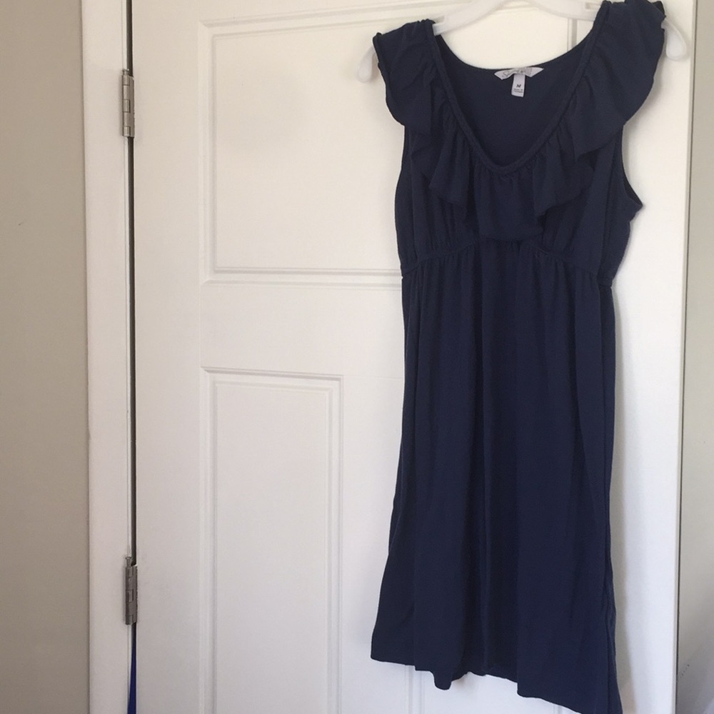 Navy blue summer dress